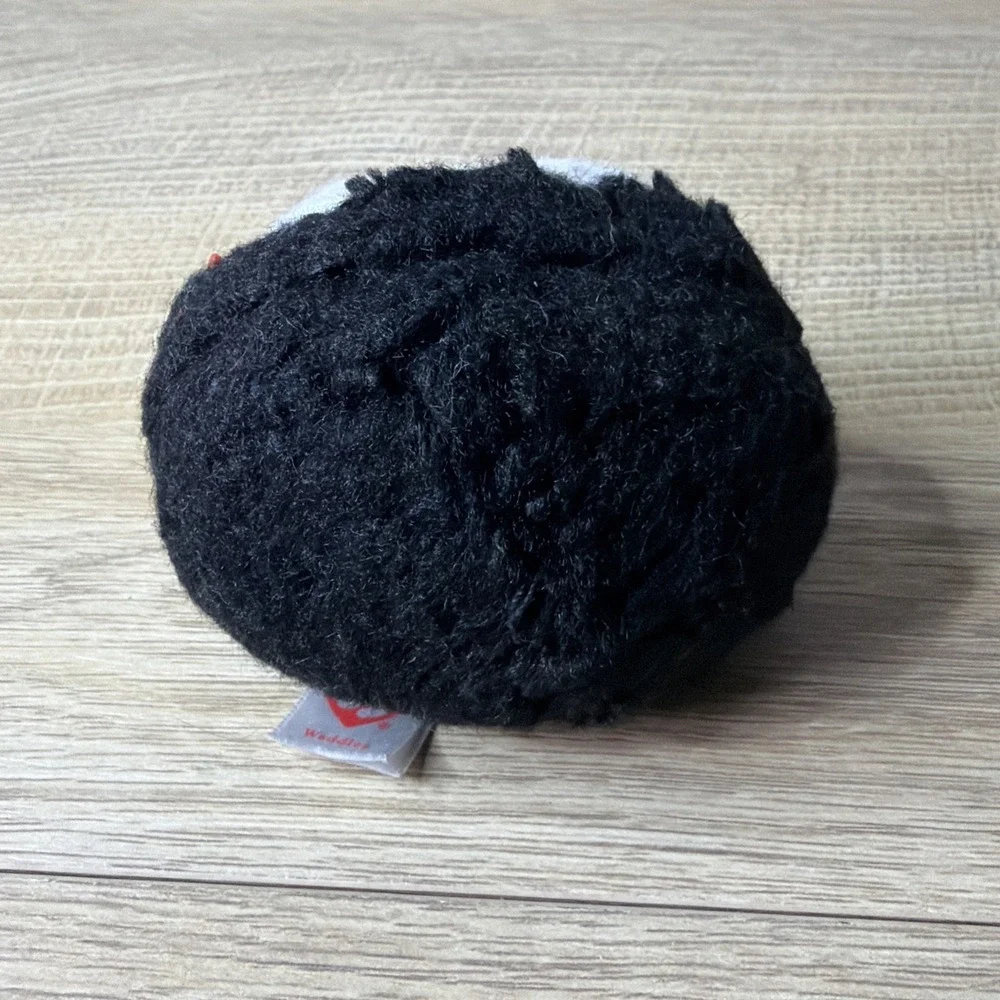 Ty Puffies Waddle Penguin Plush Sparkle Beanie‎ Boos Round Cute Black White Soft